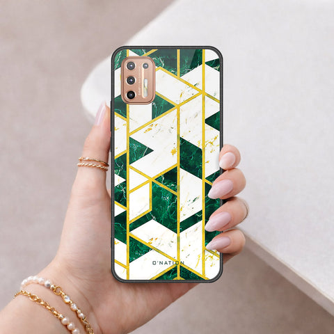 Motorola Moto G9 Plus Cover - O'Nation Shades of Marble Series - HQ Premium Shine Durable Shatterproof Case