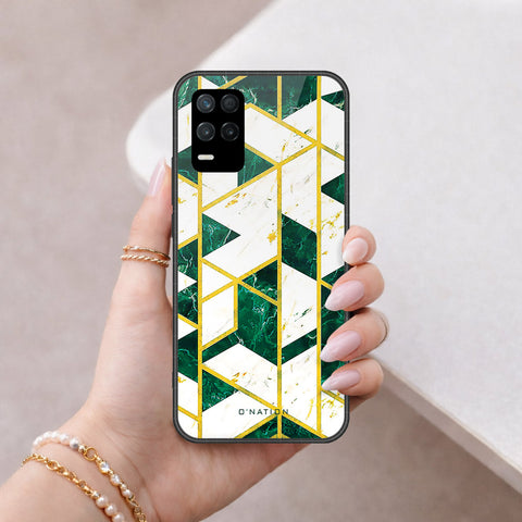 Realme Narzo 30 5G Cover - O'Nation Shades of Marble Series - HQ Premium Shine Durable Shatterproof Case