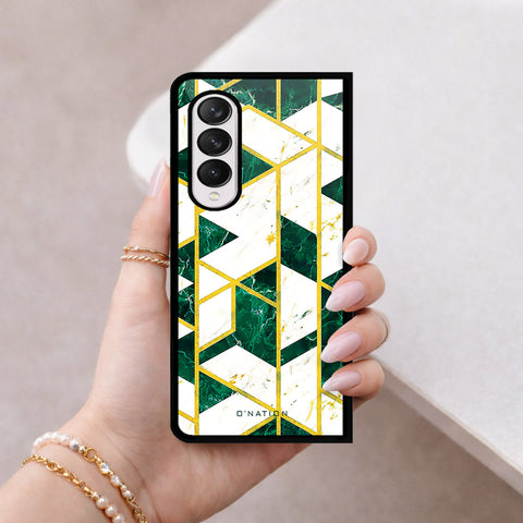 Samsung Galaxy Z Fold 4 5G Cover - O'Nation Shades of Marble Series - HQ Premium Shine Durable Shatterproof Case