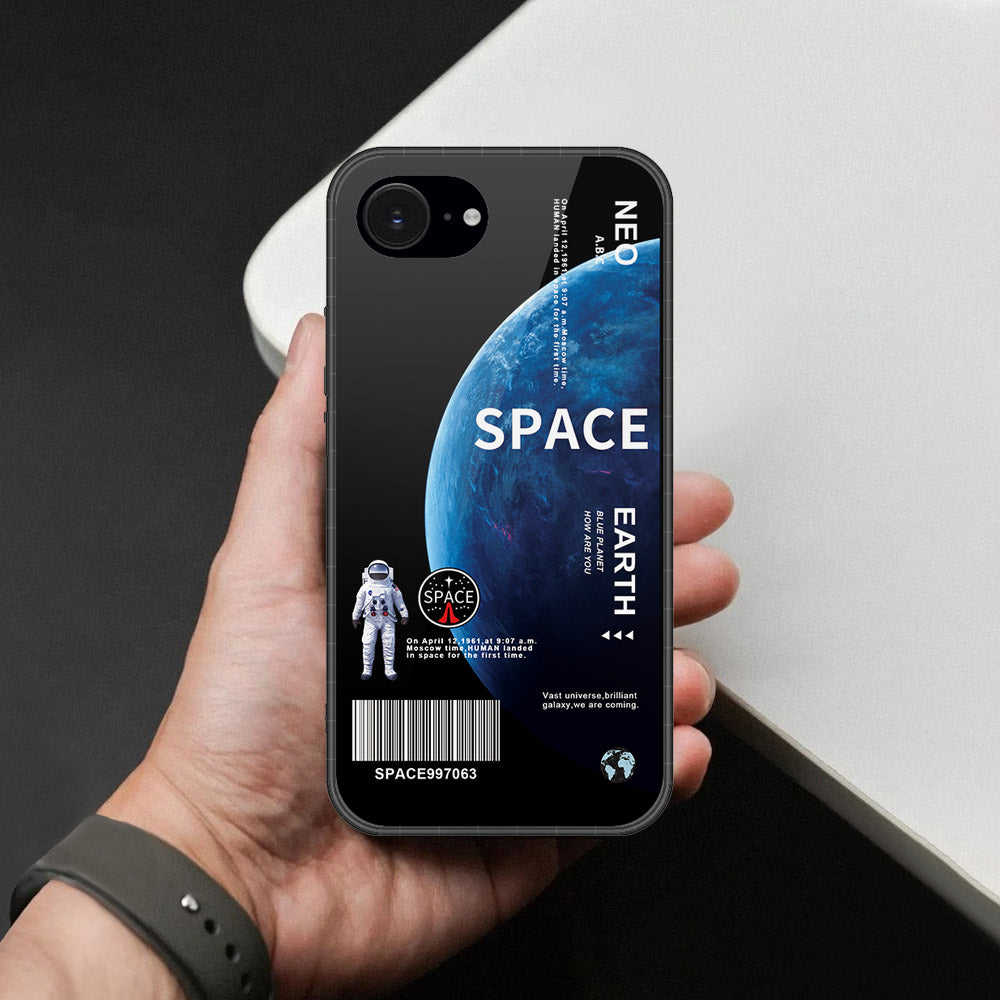 iPhone 16e Cover - Limitless Series - HQ Ultra Shine Premium Infinity Glass Soft Silicon Borders Case