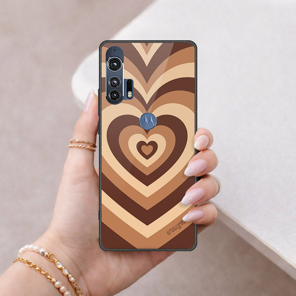 Motorola Edge Plus 2020 Cover - O'Nation Heartbeat Series - HQ Premium Shine Durable Shatterproof Case