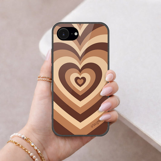 iPhone 16e Cover - O'Nation Heartbeat Series - HQ Ultra Shine Premium Infinity Glass Soft Silicon Borders Case