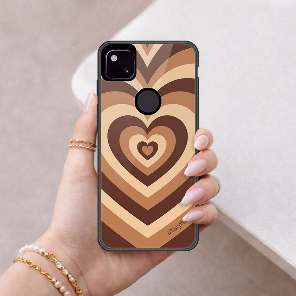 Google Pixel 4a 4G Cover - O'Nation Heartbeat Series - HQ Premium Shine Durable Shatterproof Case