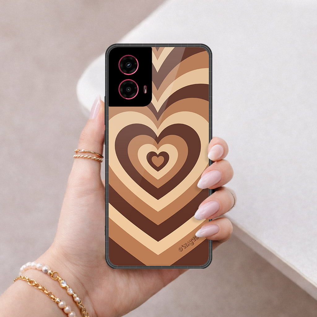 Motorola Moto G45 Cover - O'Nation Heartbeat Series - HQ Premium Shine Durable Shatterproof Case