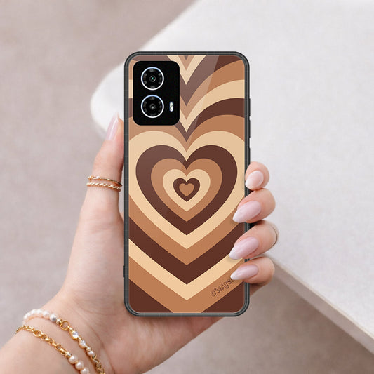 Motorola Moto G34 Cover - O'Nation Heartbeat Series - HQ Premium Shine Durable Shatterproof Case