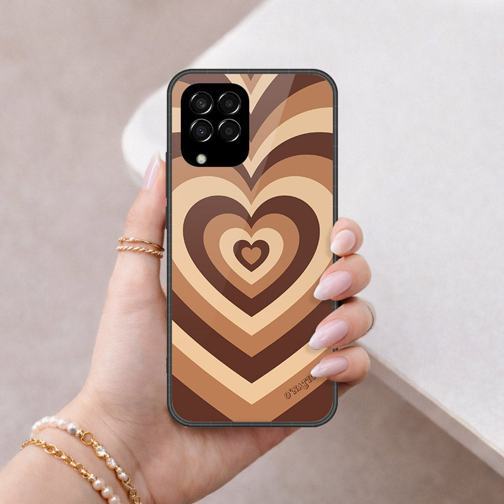 Samsung Galaxy M33 Cover - O'Nation Heartbeat Series - HQ Premium Shine Durable Shatterproof Case