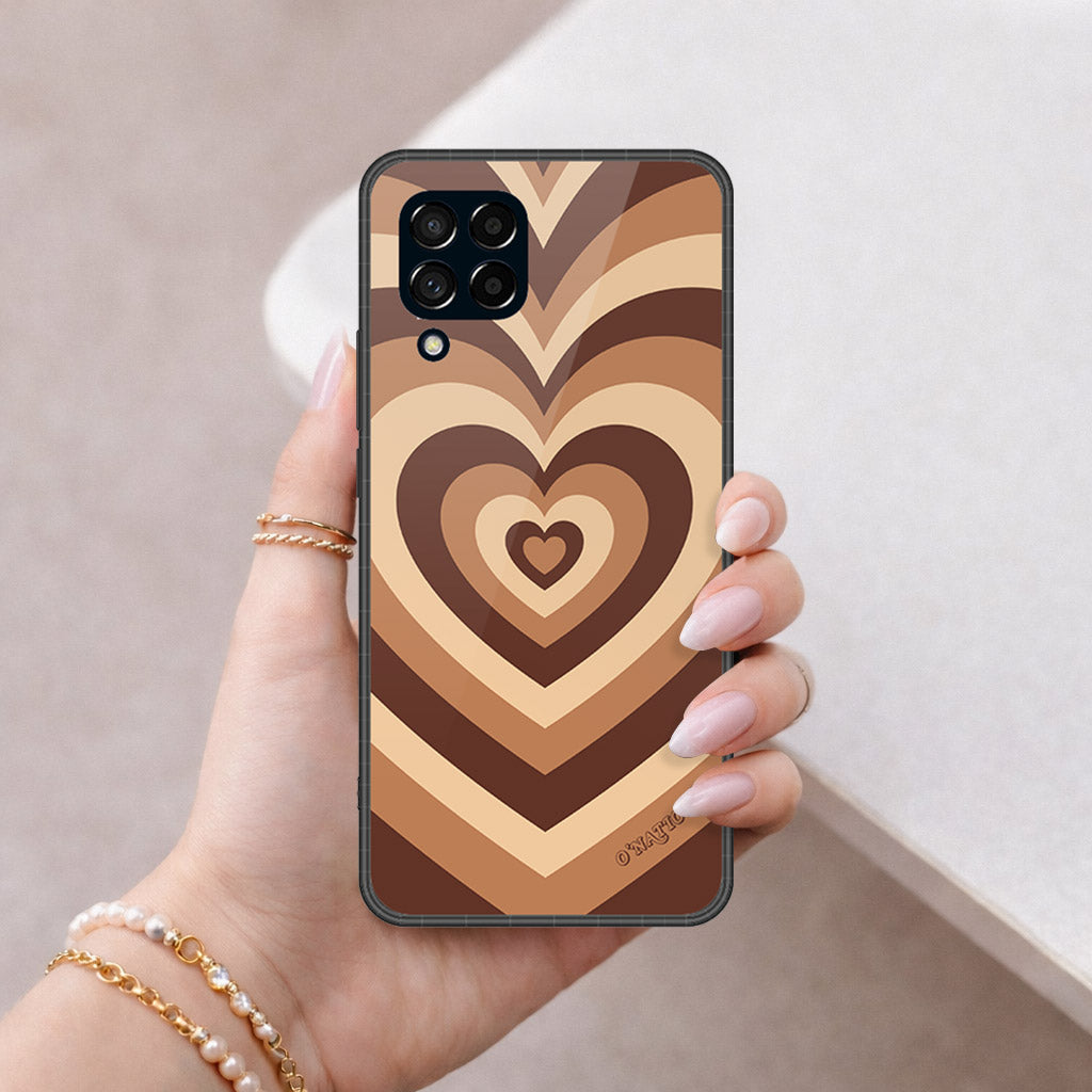 Samsung Galaxy F12 Cover - O'Nation Heartbeat Series - HQ Premium Shine Durable Shatterproof Case