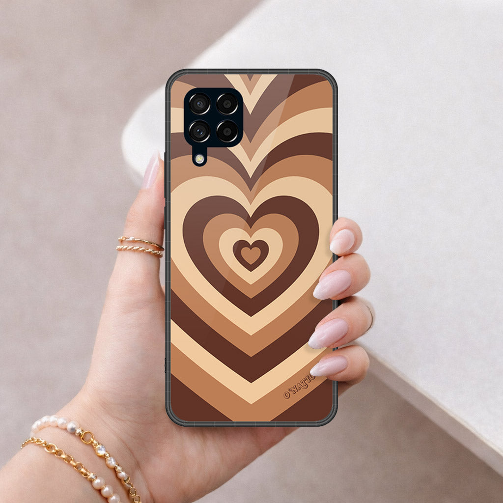 Samsung Galaxy M53 Cover - O'Nation Heartbeat Series - HQ Premium Shine Durable Shatterproof Case