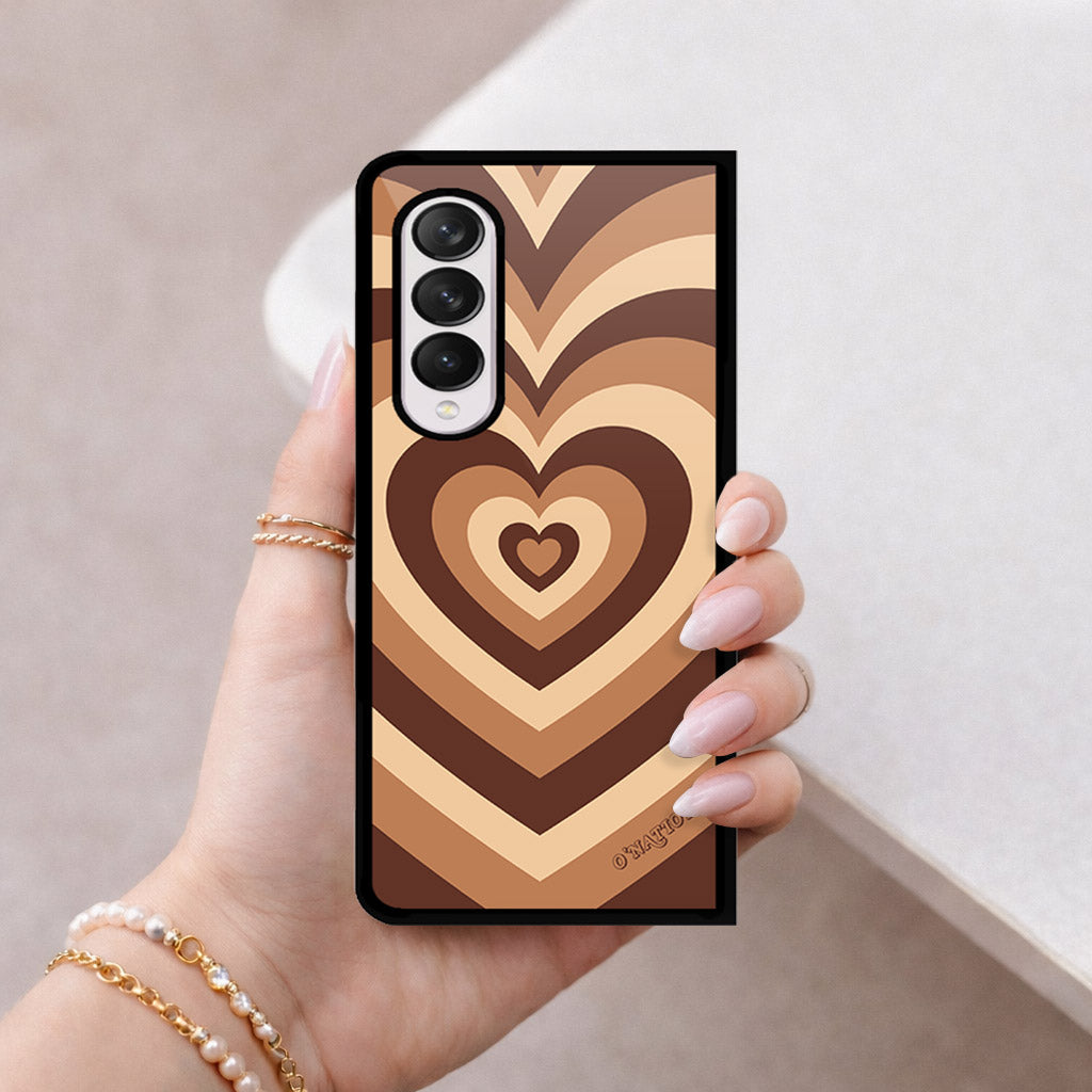 Samsung Galaxy Z Fold 4 5G Cover - O'Nation Heartbeat Series - HQ Premium Shine Durable Shatterproof Case