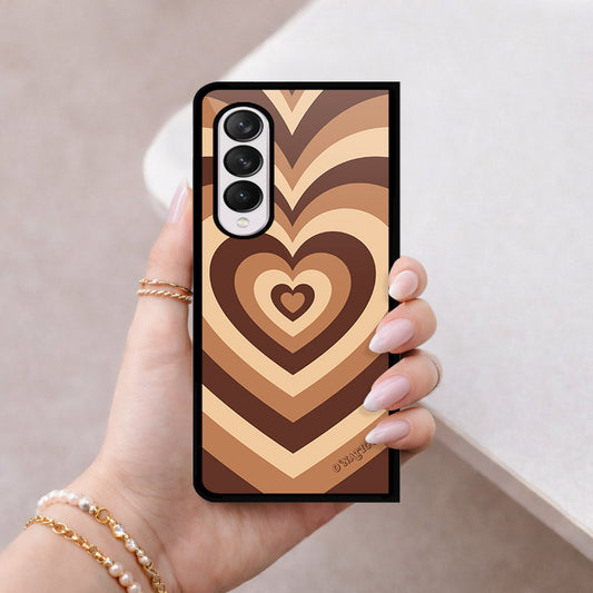 Samsung Galaxy Z Fold 4 5G Cover - O'Nation Heartbeat Series - HQ Premium Shine Durable Shatterproof Case