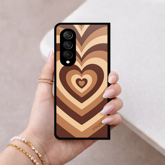 Samsung Galaxy Z Fold 3 5G Cover - O'Nation Heartbeat Series - HQ Premium Shine Durable Shatterproof Case