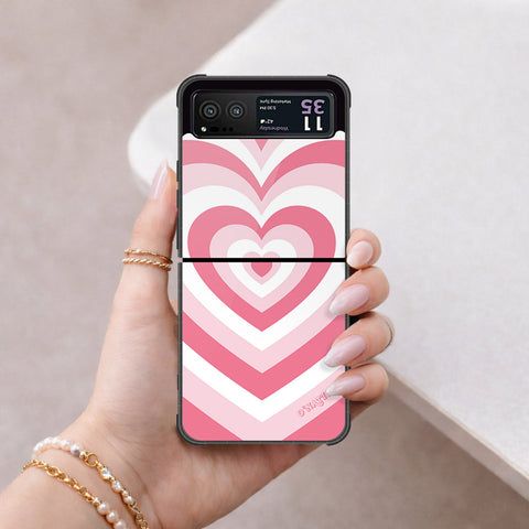 Motorola Razr 40 Cover - O'Nation Heartbeat Series - HQ Premium Shine Durable Shatterproof Case