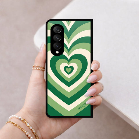 Samsung Galaxy Z Fold 3 5G Cover - O'Nation Heartbeat Series - HQ Premium Shine Durable Shatterproof Case