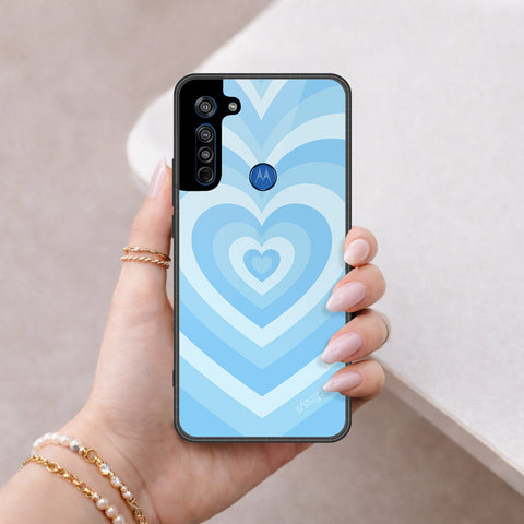 Motorola Moto G8 Cover - O'Nation Heartbeat Series - HQ Premium Shine Durable Shatterproof Case