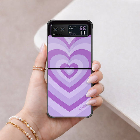 Motorola Razr 40 Cover - O'Nation Heartbeat Series - HQ Premium Shine Durable Shatterproof Case