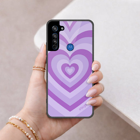 Motorola Moto G8 Cover - O'Nation Heartbeat Series - HQ Premium Shine Durable Shatterproof Case