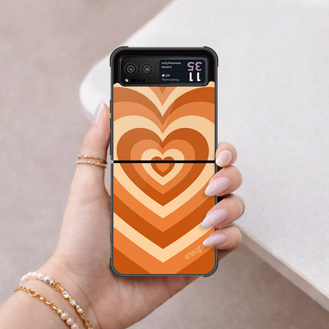 Motorola Razr 40 Cover - O'Nation Heartbeat Series - HQ Premium Shine Durable Shatterproof Case