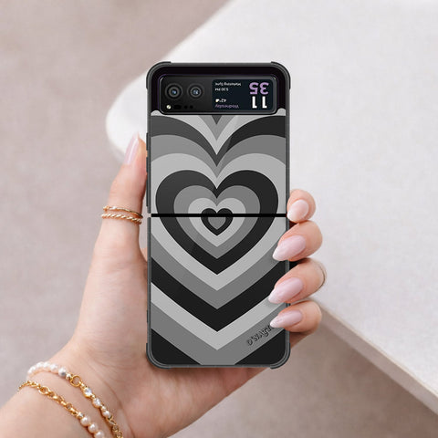 Motorola Razr 40 Cover - O'Nation Heartbeat Series - HQ Premium Shine Durable Shatterproof Case