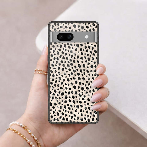 Google Pixel 7a Cover - Vanilla Dream Series - HQ Ultra Shine Premium Infinity Glass Soft Silicon Borders Case