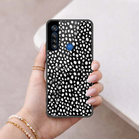 Motorola One Macro Cover - Vanilla Dream Series - HQ Premium Shine Durable Shatterproof Case