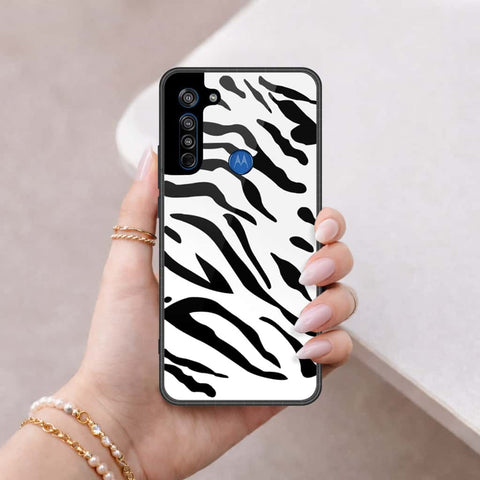 Motorola Moto G8 Cover - Vanilla Dream Series - HQ Premium Shine Durable Shatterproof Case