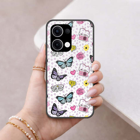 Oppo Reno 13 Cover - Vanilla Dream Series - HQ Premium Shine Durable Shatterproof Case