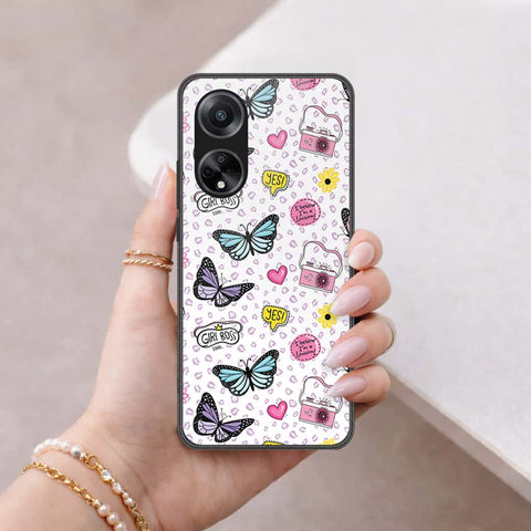 Oppo A98 Cover - Vanilla Dream Series - HQ Premium Shine Durable Shatterproof Case