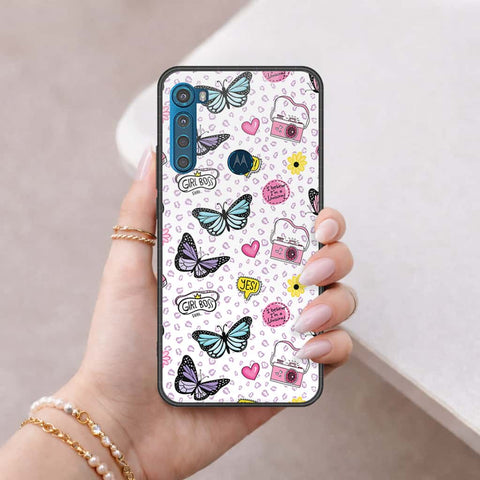 Motorola One Fusion Plus Cover - Vanilla Dream Series - HQ Premium Shine Durable Shatterproof Case