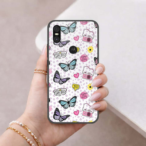Motorola One Cover - Vanilla Dream Series - HQ Premium Shine Durable Shatterproof Case