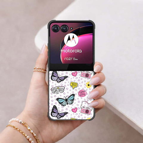 Motorola Razr 40 Ultra Cover - Vanilla Dream Series - HQ Premium Shine Durable Shatterproof Case