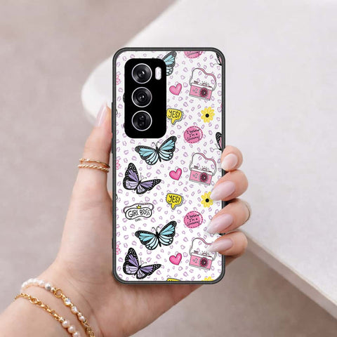 Oppo Reno 12 Pro Cover - Vanilla Dream Series - HQ Premium Shine Durable Shatterproof Case