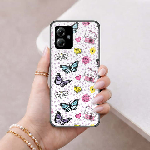 Motorola Moto G14 Cover - Vanilla Dream Series - HQ Premium Shine Durable Shatterproof Case