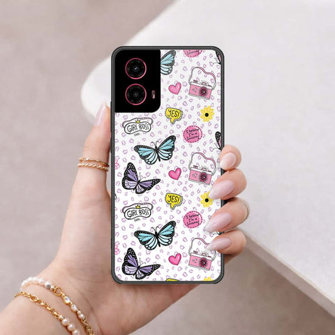 Motorola Moto G45 Cover - Vanilla Dream Series - HQ Premium Shine Durable Shatterproof Case