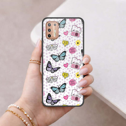 Motorola Moto G9 Plus Cover - Vanilla Dream Series - HQ Premium Shine Durable Shatterproof Case