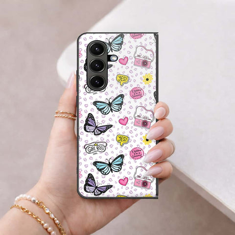 Samsung Galaxy Z Fold 7 Cover - Vanilla Dream Series - HQ Premium Shine Durable Shatterproof Case