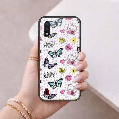 Samsung Galaxy A01 Cover - Vanilla Dream Series - HQ Premium Shine Durable Shatterproof Case
