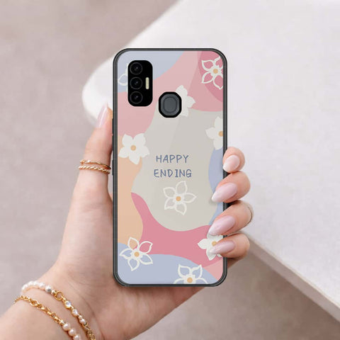 Tecno Spark 7T Cover - Happy Series - HQ Premium Shine Durable Shatterproof Case