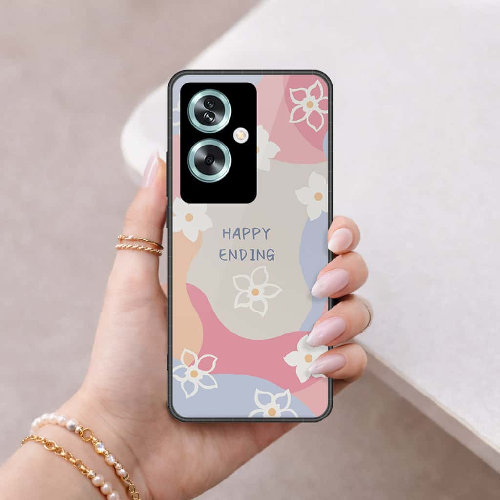 Oppo A2 Cover - Happy Series - HQ Premium Shine Durable Shatterproof Case