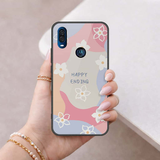 Motorola One Vision Cover - Happy Series - HQ Premium Shine Durable Shatterproof Case