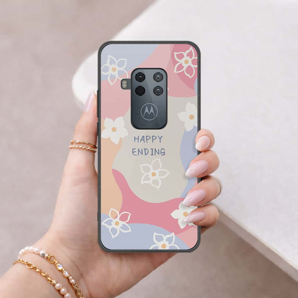 Motorola One Zoom Cover - Happy Series - HQ Premium Shine Durable Shatterproof Case