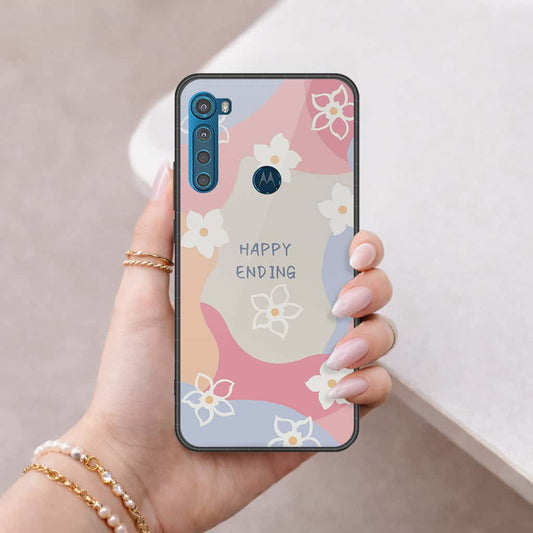 Motorola One Fusion Plus Cover - Happy Series - HQ Premium Shine Durable Shatterproof Case