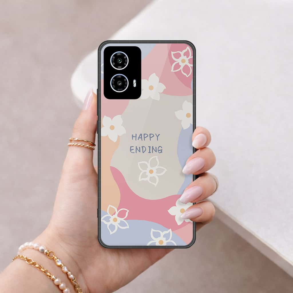 Motorola Moto G35 Cover - Happy Series - HQ Premium Shine Durable Shatterproof Case