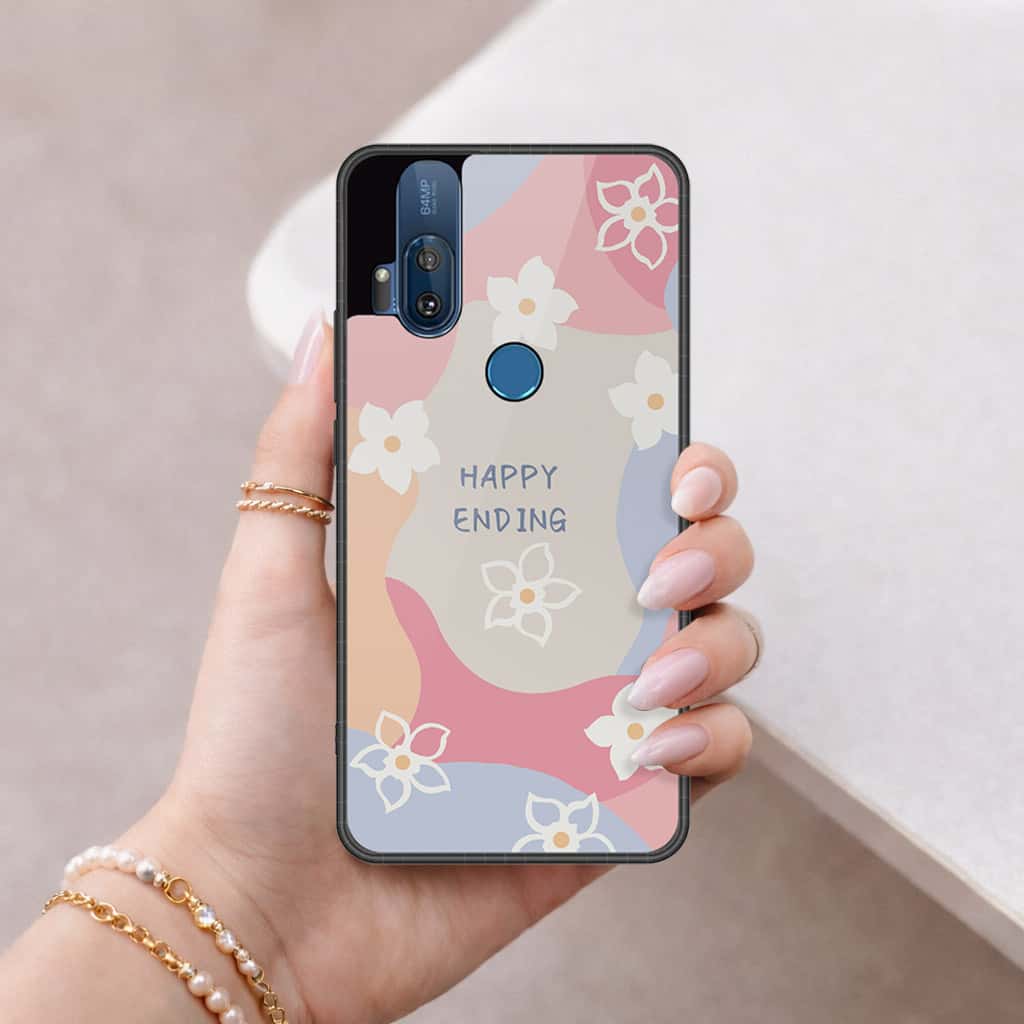 Motorola One Hyper Cover - Happy Series - HQ Premium Shine Durable Shatterproof Case