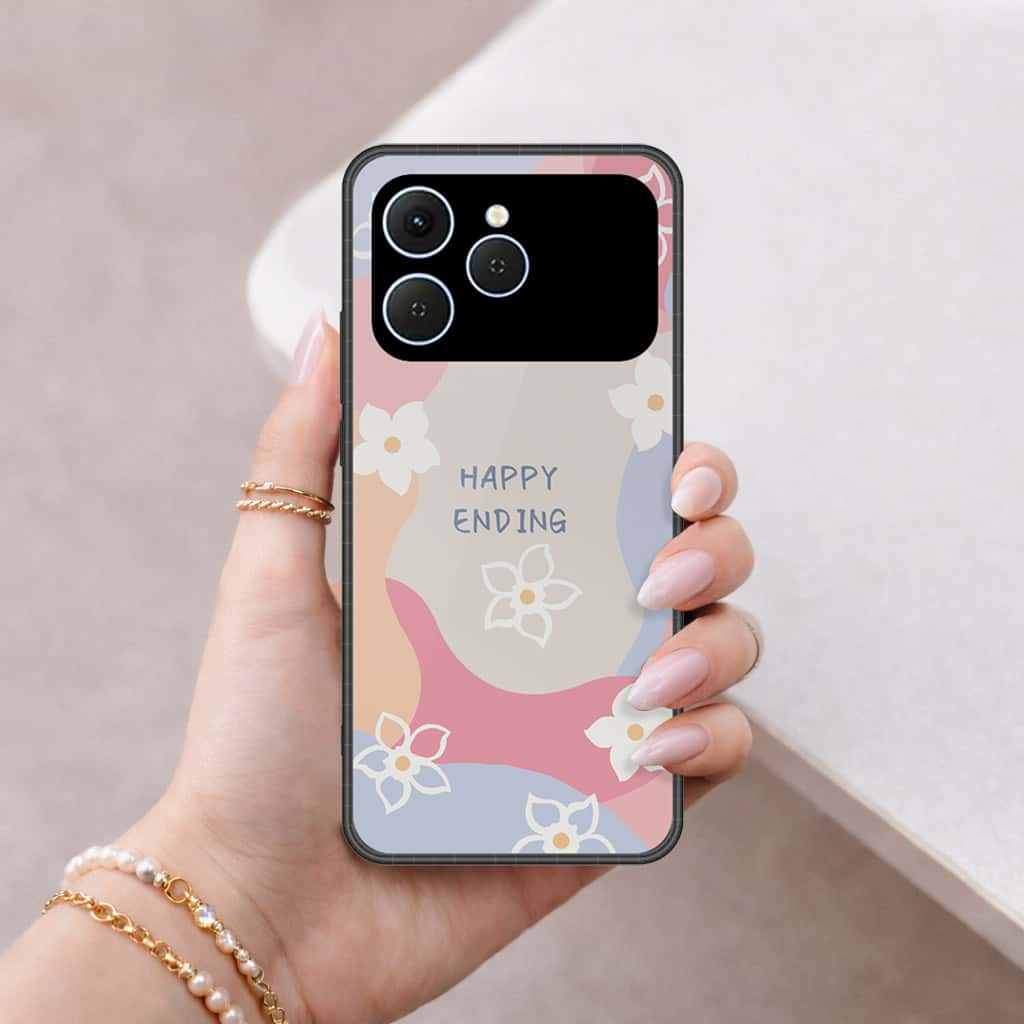Tecno Spark 40 Cover - Happy Series - HQ Premium Shine Durable Shatterproof Case