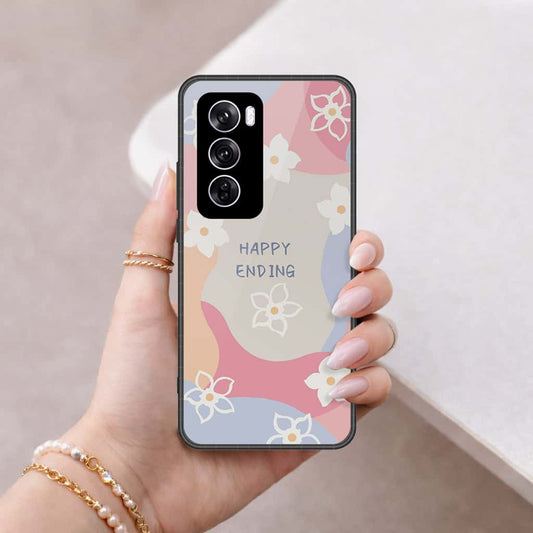 Oppo Reno 12 Pro Cover - Happy Series - HQ Premium Shine Durable Shatterproof Case