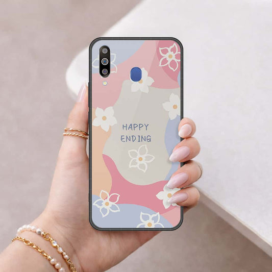 Samsung Galaxy M30 Cover - Happy Series - HQ Premium Shine Durable Shatterproof Case