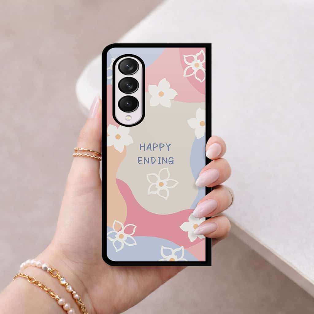 Samsung Galaxy Z Fold 4 5G Cover - Happy Series - HQ Premium Shine Durable Shatterproof Case