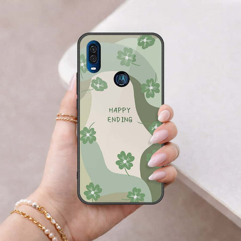 Motorola One Vision Cover - Happy Series - HQ Premium Shine Durable Shatterproof Case