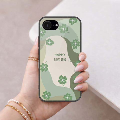 iPhone 18e Cover - Happy Series - HQ Ultra Shine Premium Infinity Glass Soft Silicon Borders Case