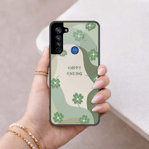 Motorola Moto G8 Cover - Happy Series - HQ Premium Shine Durable Shatterproof Case